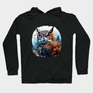 Owl in Nature Hoodie